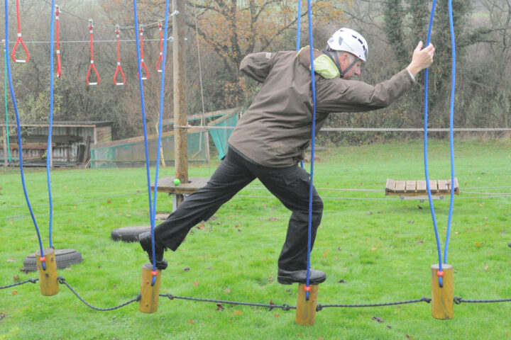 low level ropes course heading photo